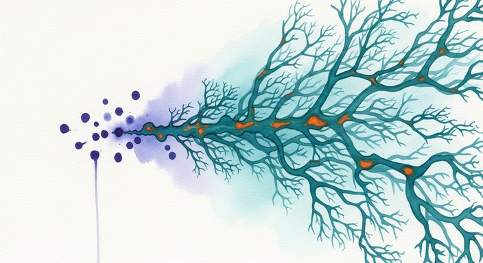 Free Connected Growth Visualization Image - Network, Watercolor ...