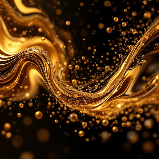 Free Liquid Gold Symphony Image - Gold, Swirls, Metallic | Download at ...