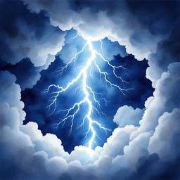 Free Lightning Pierces Storm Image - Lightning, Storm, Spiral ...