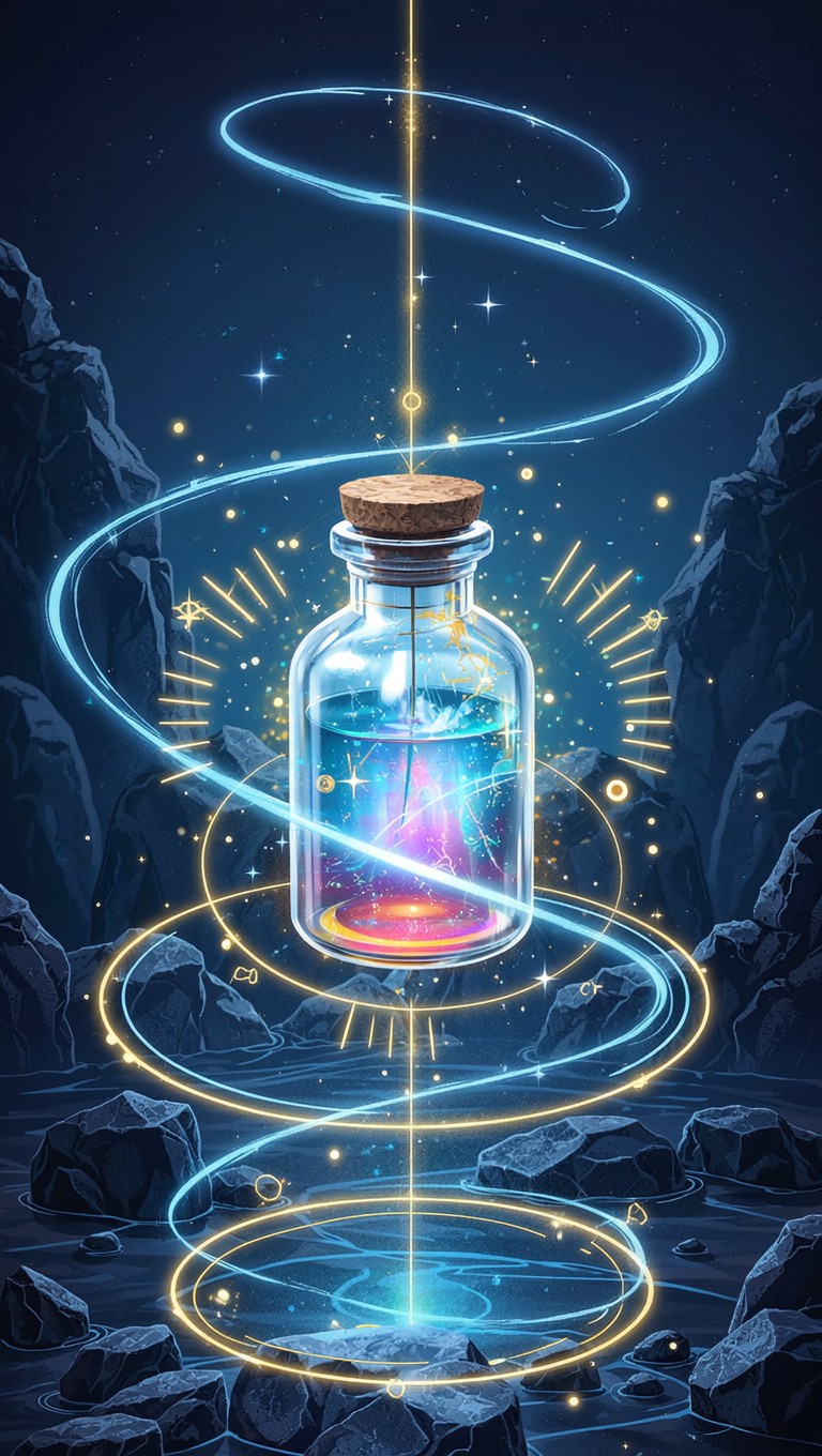 Free Mystical Potion Bottle Image - Potion, Magic, Anime | Download at ...