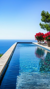 Infinity Pool Color Background Free Scenic Infinity Pool Image - Infinity, Pool, Scenery | Download at ...
