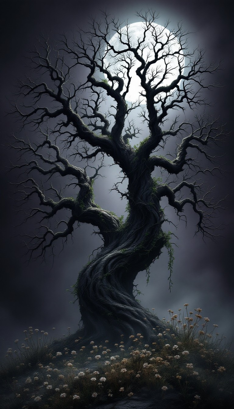 Free Moonlit Gothic Tree Image - Gothic, Moonlit, Tree | Download at ...