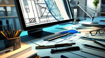 Free Architectural design setup Image - Architecture, Design, Workspace ...