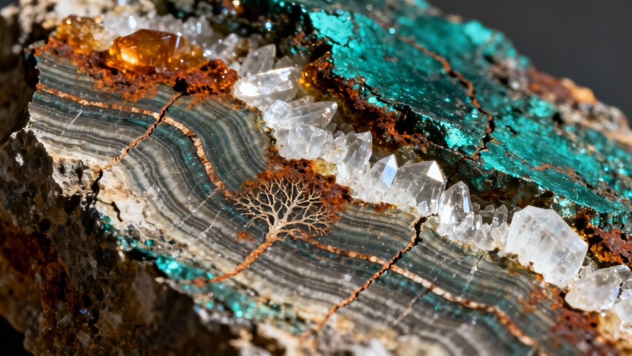 Free Crystalline Mineral Layers Image - Crystals, Minerals, Stratified ...