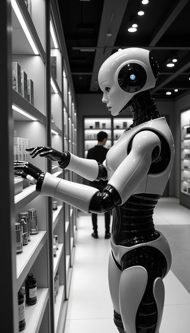Robotshop Assistant Free Robot Retail Assistant Image - Robot, Retail, Futuristic ...