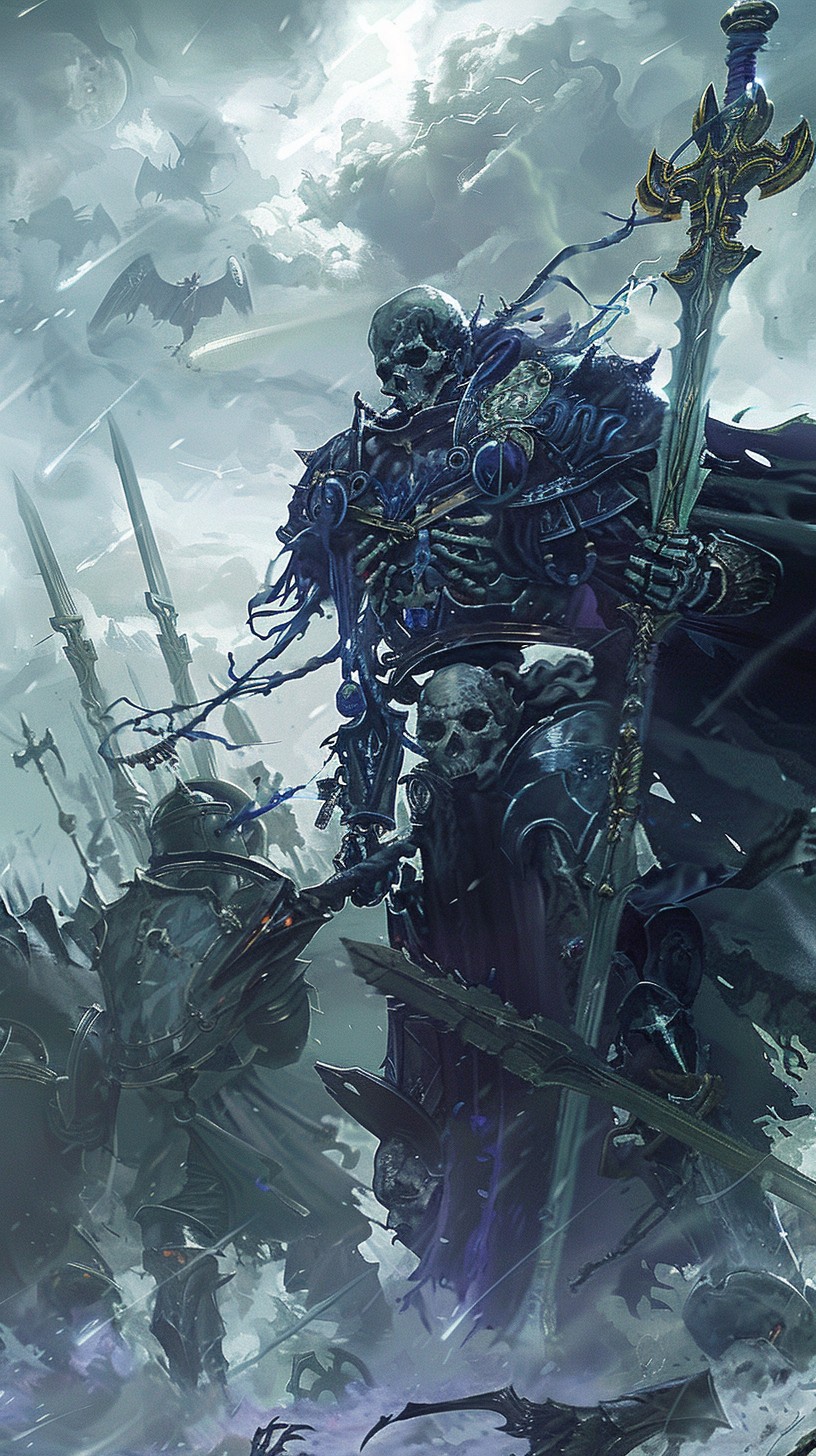 Free Skeleton Warrior Art Image - Artwork, Illustration, Fantasy ...