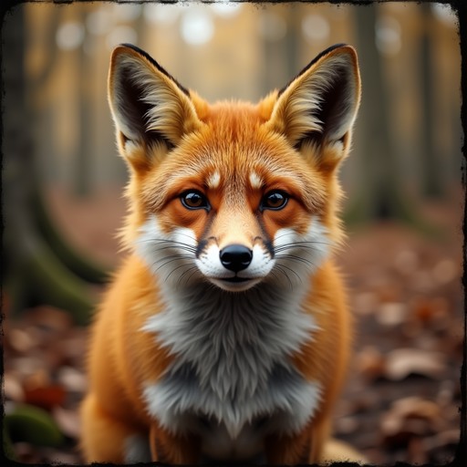 Rustic Fox Image Free Vintage Fox Portrait Image - Fox, Vintage, Antique | Download at ...