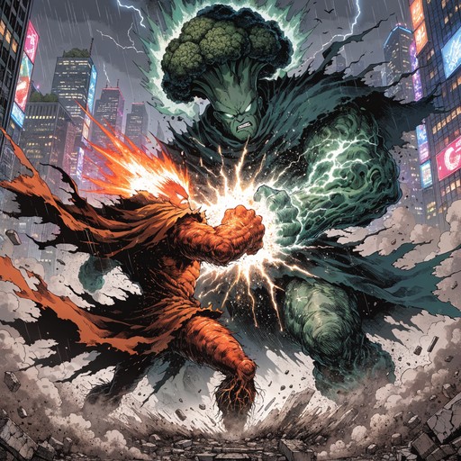 Free Epic Vegetable Clash Image - Anime, Battle, Vegetables | Download ...