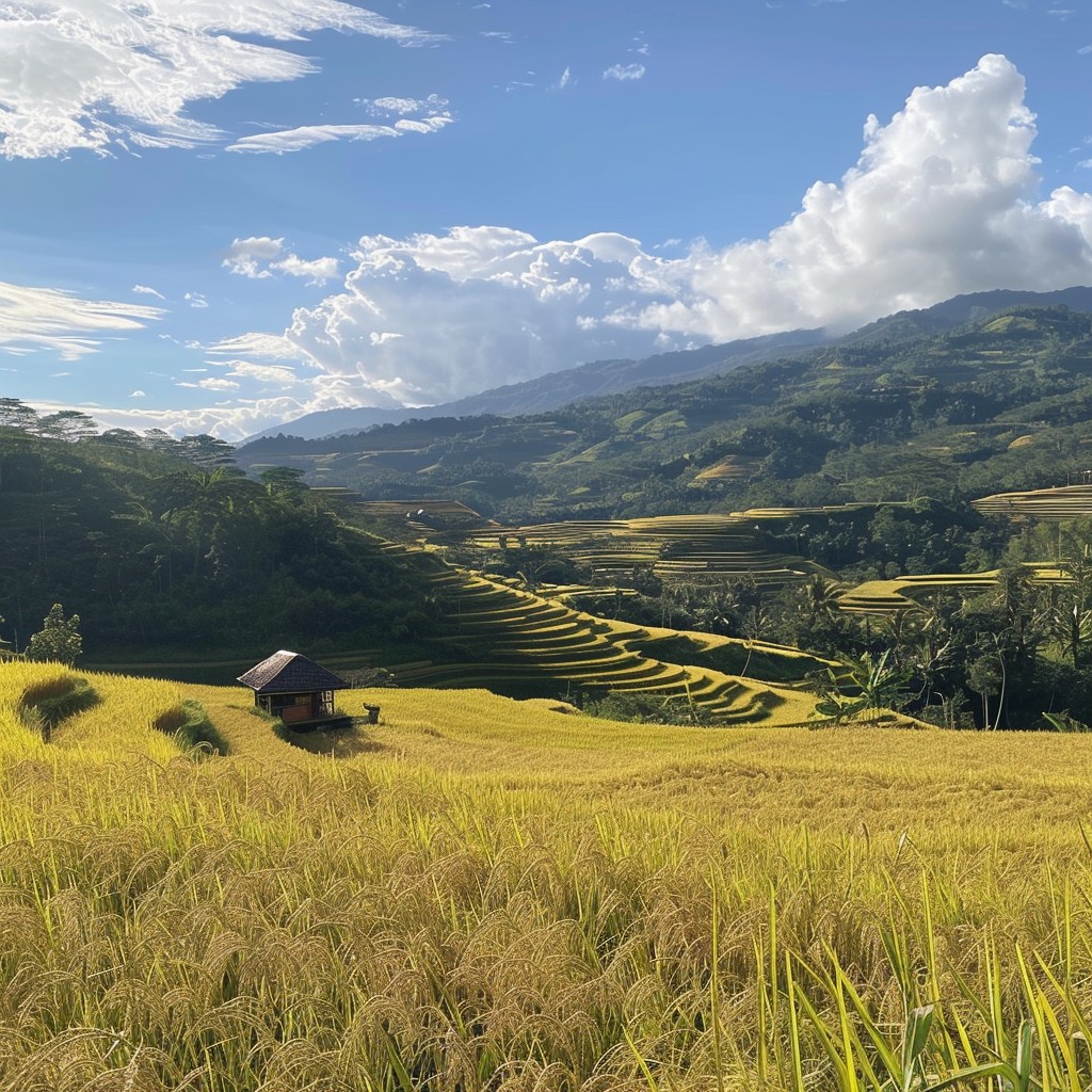 Free Idyllic Rice Terrace Image - Landscape, Agriculture, Nature ...