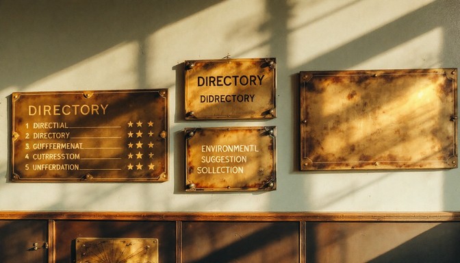 Free Vintage Directory Display Image | Download at StockCake