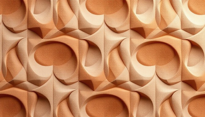 Terracott Quilt Pattern Free Terracotta Quilted Pattern Image - Terracotta, Pattern, Geometric ...