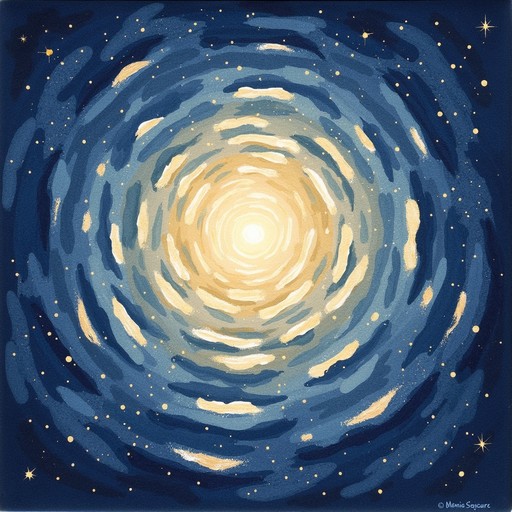 Free Radiant Ripple Galaxy Image - Watercolor, Cosmic, Spiral ...
