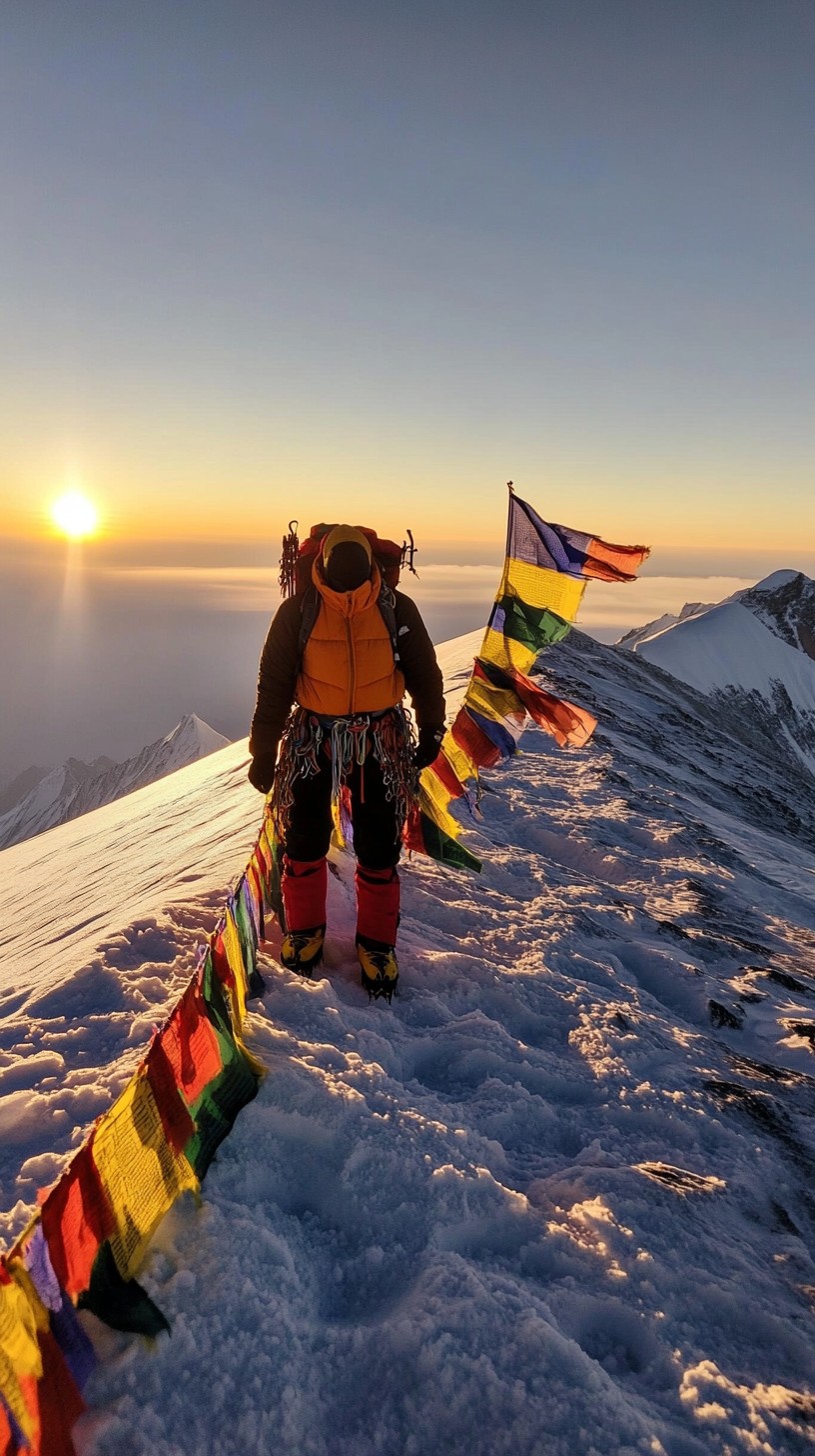 Mont Rouge Summit Free Sunrise mountain summit Image - Summit, Sunrise, Climber ...