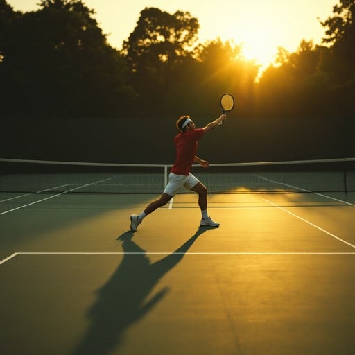 Free Golden Tennis Serve Image - Tennis, Sunset, Athlete | Download at ...