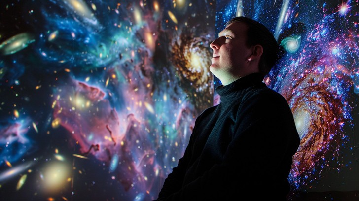 Free Cosmic Contemplation Moment Image - Space, Cosmos, Projection ...
