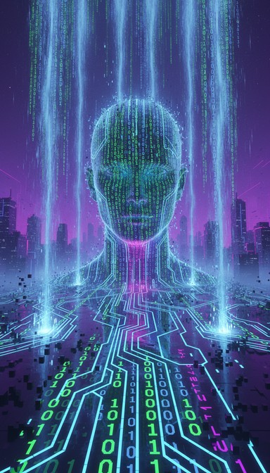 Free Binary Code Cascade Photo - Cyberpunk, Binary, Digital | Download ...
