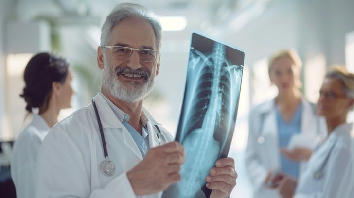 Free Radiologist Analyzing X-ray Image - Radiologist, X-ray, Medical ...