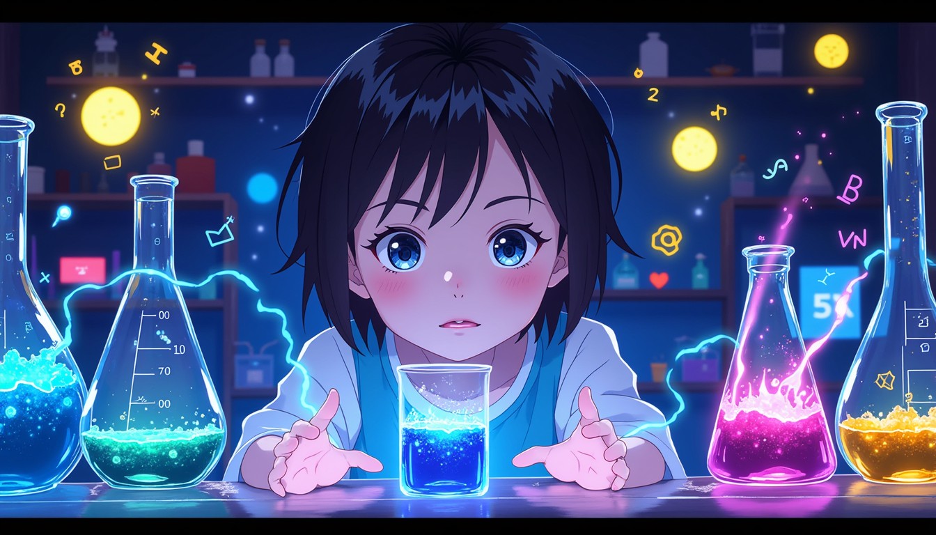 Anime Exploded Lab Free Glowing Laboratory Discovery Image - Anime, Laboratory, Science ...