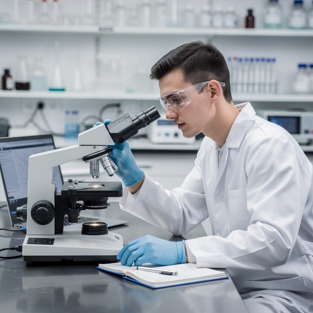 Samples Science Free Scientist Examines Samples Image - Scientist, Laboratory ...