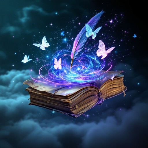 Magic Magically Written Free Magical Book Awakens Image - Magical, Journal, Butterflies ...