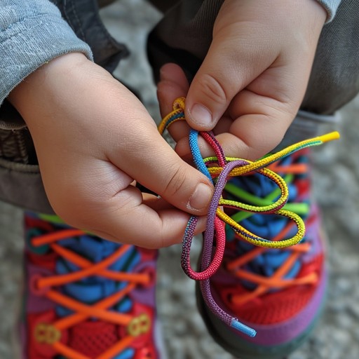 Image showcasing Practical shoelace tying tips - Therapy Focus
