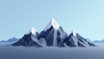 Free Geometric Mountain Peaks Image - Mountains, Geometric, Minimalist ...