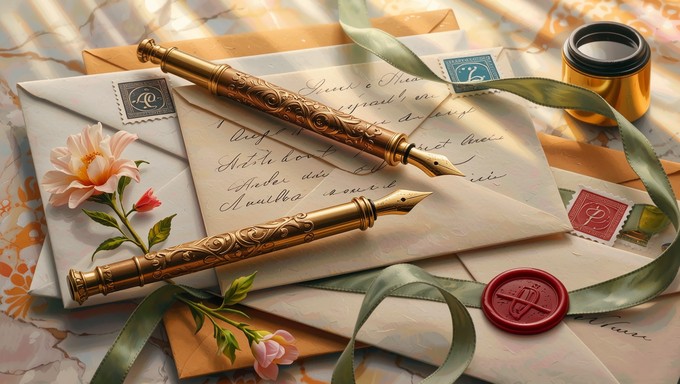 Download Nostalgic Letter Collection Image - Letters, Correspondence ...