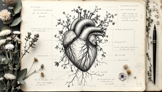 Free Heart Botanical Study Image - Heart, Botanical, Anatomy | Download ...