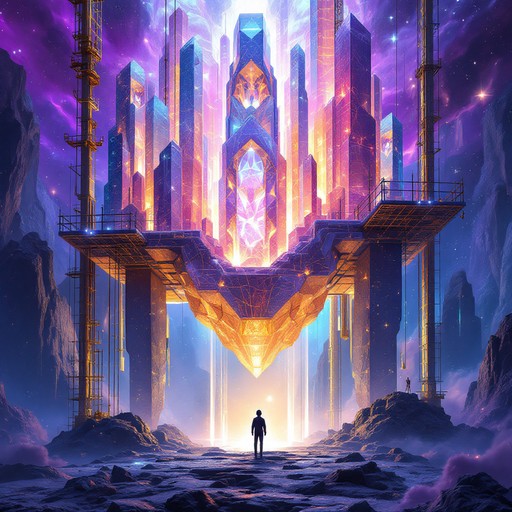 Free Cosmic Construction Dreams Image - Architecture, Cosmic, Geometric ...
