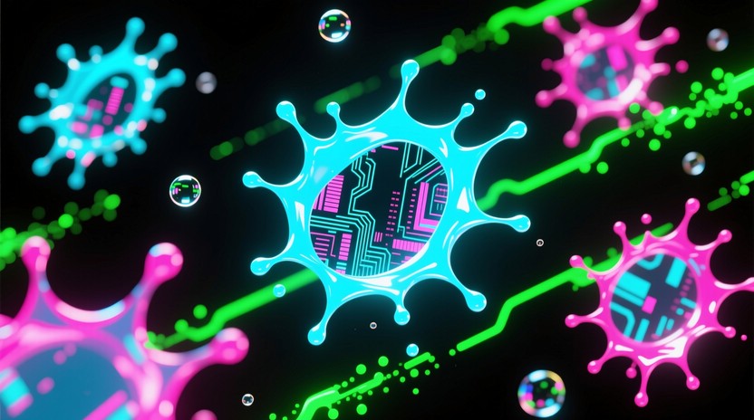 Neon Explotion Puff Free Neon Liquid Explosion Image - Cyberpunk, Neon, Splash | Download ...