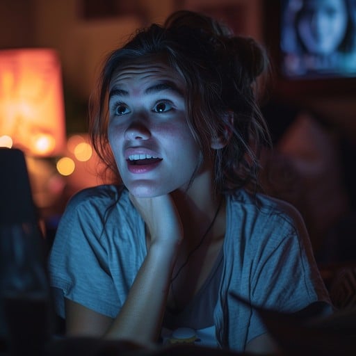 Free Captivated Screen Glow Image | Download at StockCake