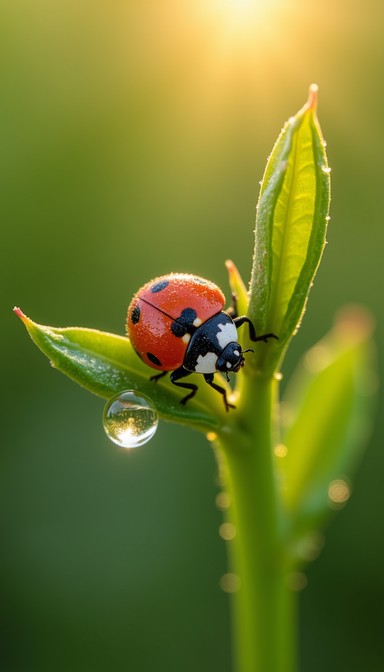 Free Dewdrop Ladybug Journey Image - Ladybug, Macro, Insect | Download ...