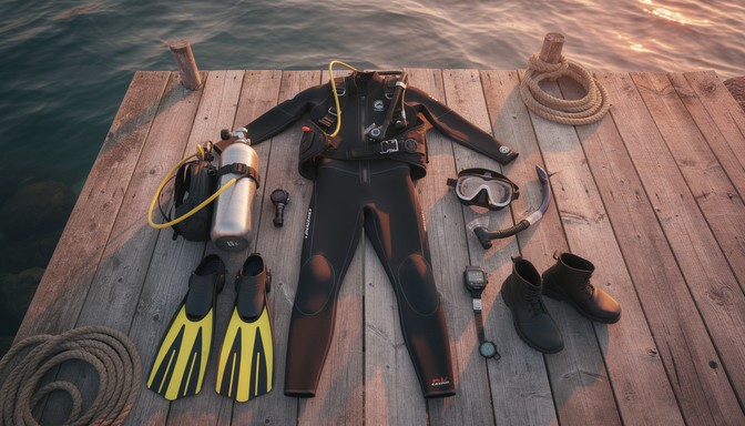 Diving Setup Free Sunset Dive Preparation Image - Scuba, Diving, Sunset | Download ...