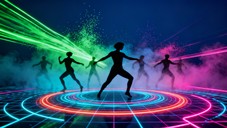 Neon Rave Motion Free Neon Dance Energy Photo - Cyberpunk, Dancer, Neon | Download at ...