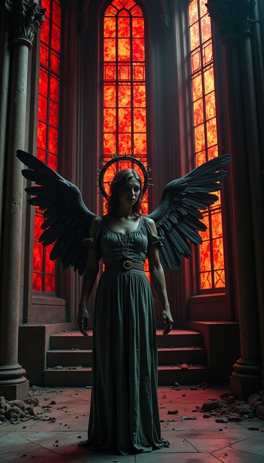 Free Fallen Angel Rising Image - Gothic, Angel, Cathedral | Download at ...
