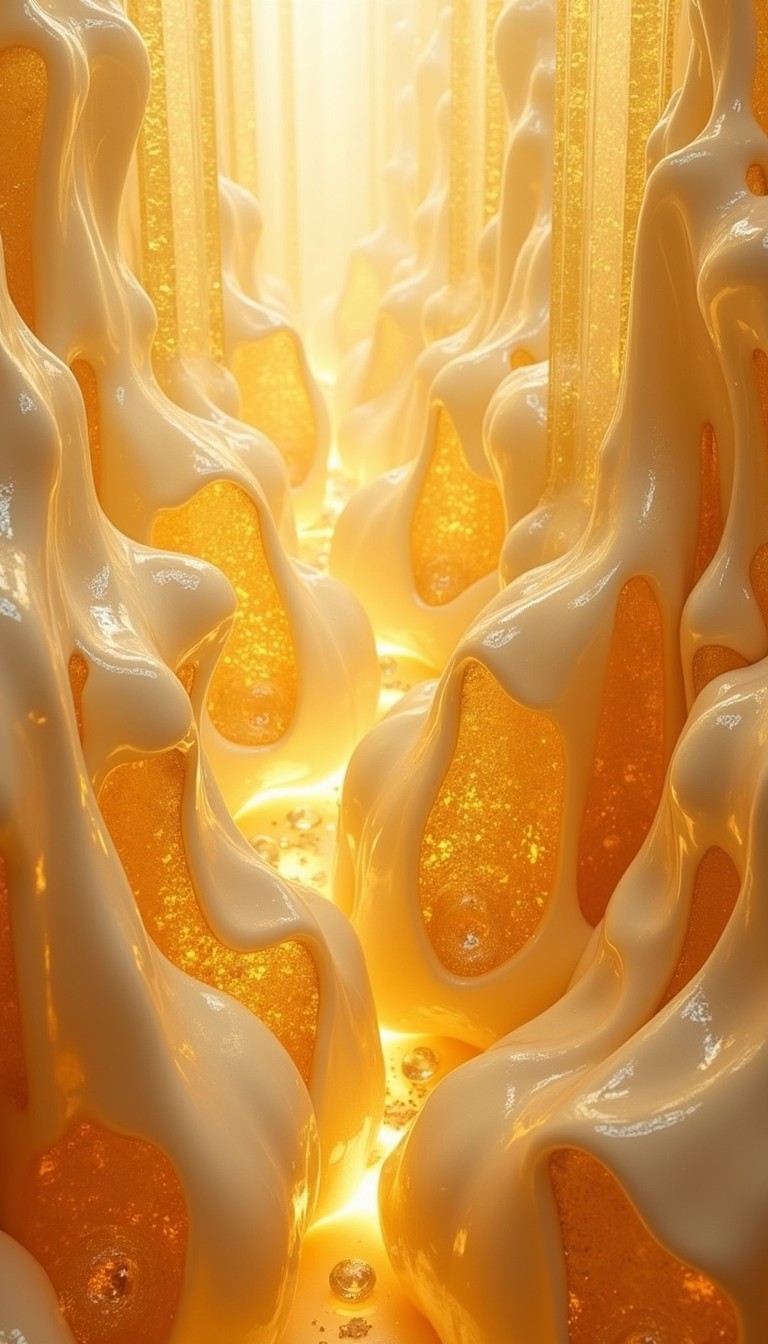 Free Liquid Gold Flow Image - Gold, Amber, Ethereal | Download at StockCake