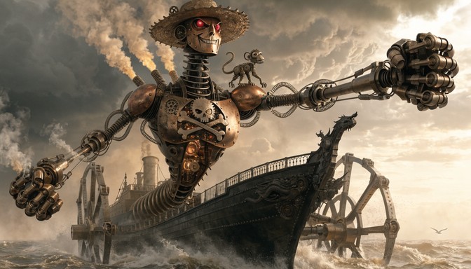 Free Steampunk Aquatic Beauty Image - Steampunk, Mermaid, Mechanical ...