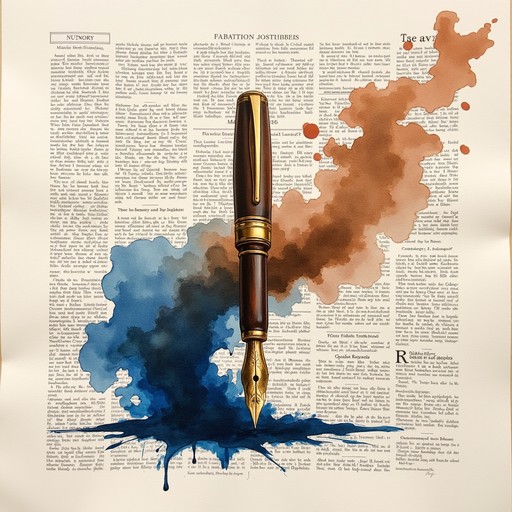 Free Ink Meets Paper Image - Watercolor, Pen, Ink | Download at StockCake