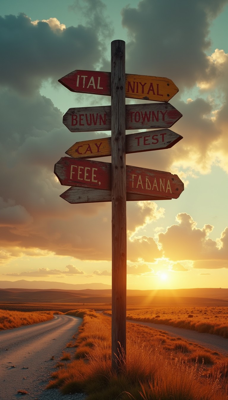 Path Choises Free Paths To Choose Image - Signpost, Sunset, Crossroads | Download at ...
