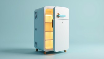 Free Cheerful Minimalist Fridge Image - Refrigerator, Fridge, Modern ...