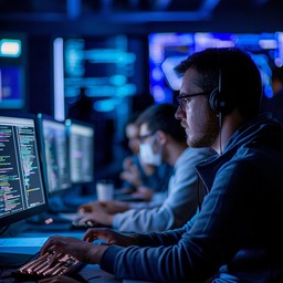 Free Tech Team Working Image - Technology, Programming, Coding ...