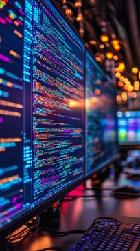 Free Vibrant coding hub Image - Technology, Coding, Computers ...