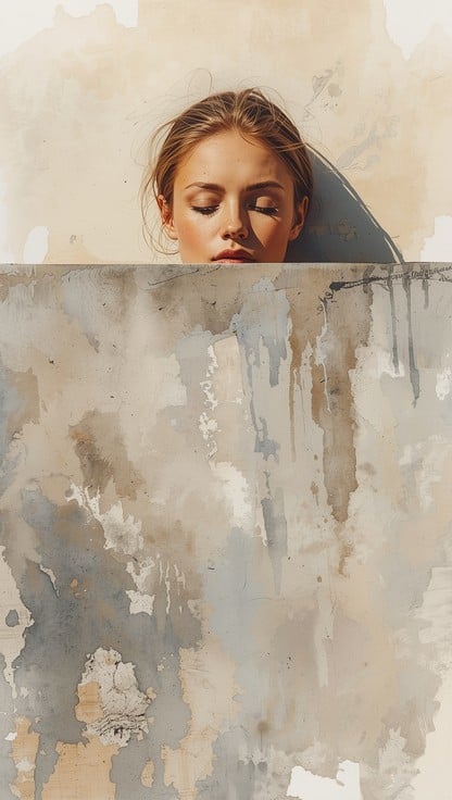 Free Contemplative Watercolor Portrait Photo - Watercolor, Portrait ...