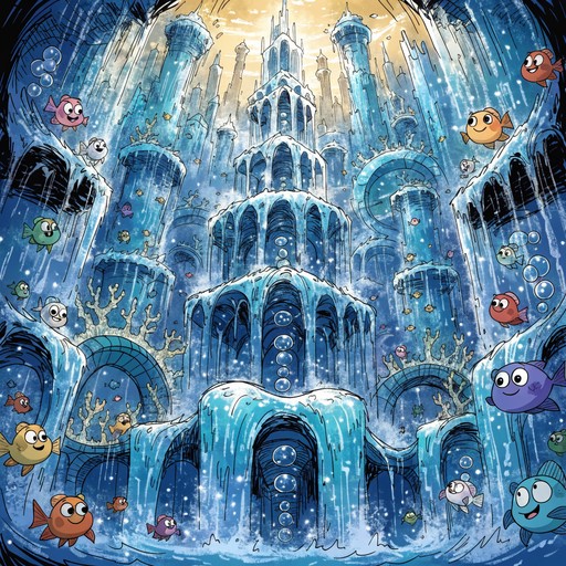Free Ocean Fantasy Metropolis Image - Underwater, City, Cartoon ...