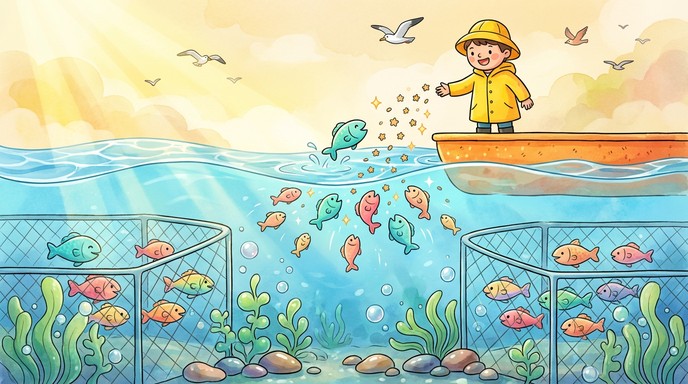 Free Joyful Fish Farm Image - Aquaculture, Farmer, Fish | Download at ...
