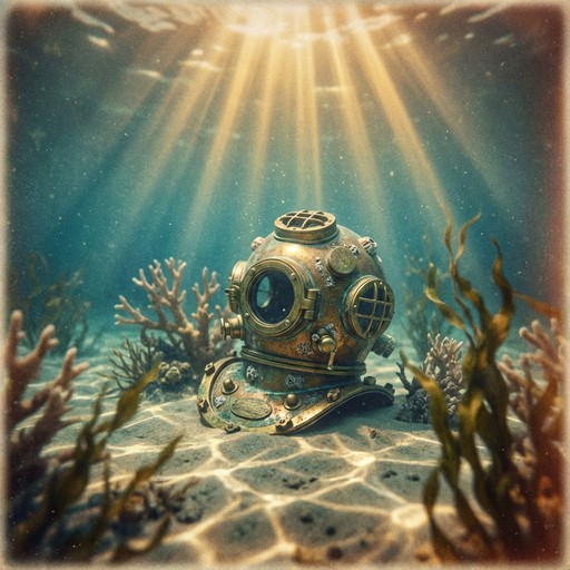 Free Deep Sea Explorer Image - Diver, Underwater, Vintage | Download at ...