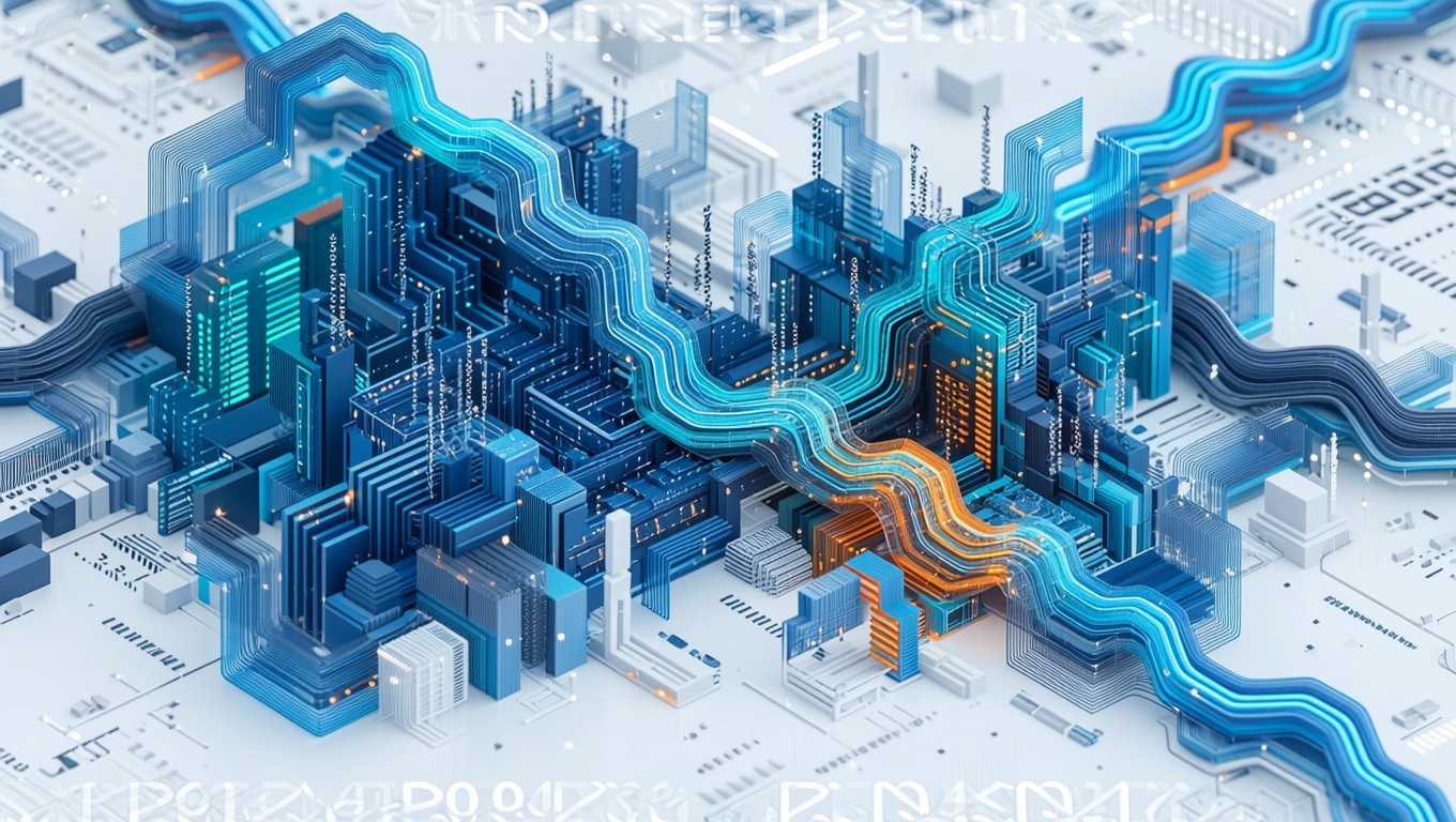 Free Data City Transformation Image - Isometric, Data, Compression ...
