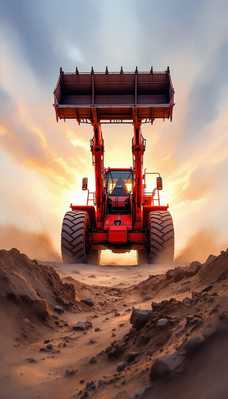 Free Powerful Dawn Loader Image - Loader, Construction, Machinery ...