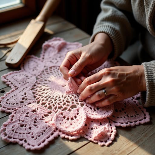 Pink Handcraft Free Delicate Pink Lacework Image - Lace, Pink, Handcraft | Download at ...