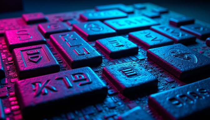 Block Letters Neon Background Free Neon Type Blocks Image - Typography, Letterpress, Cyberpunk ...